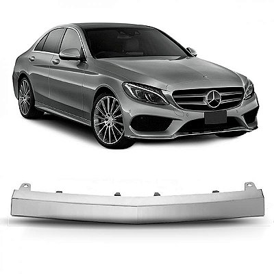 Friso de para choque c200 mercedes benz de 2015 a 2018 dianteiro central