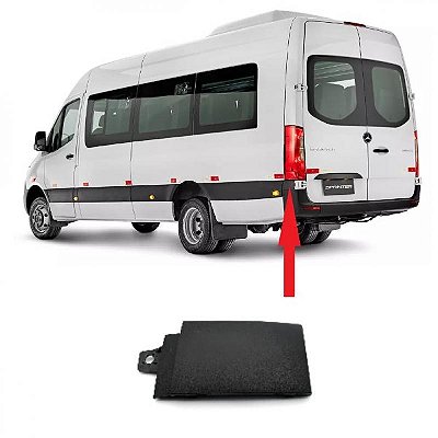 Friso de suporte de polaina sprinter mercedes benz de 2020 a 2025 traseiro lado esquerdo