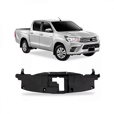 Defletor do radiador hilux toyota de 2016 a 2020 superior
