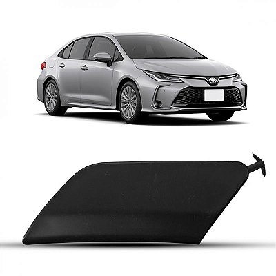 Tampa de reboque do para choque corolla toyota de 2020 a 2025 dianteiro