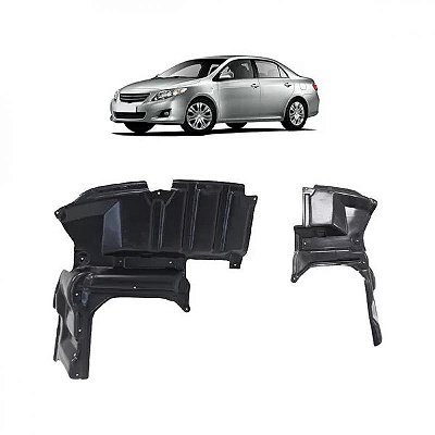 Defletor corolla toyota de 2009 a 2013 lado direito inferior