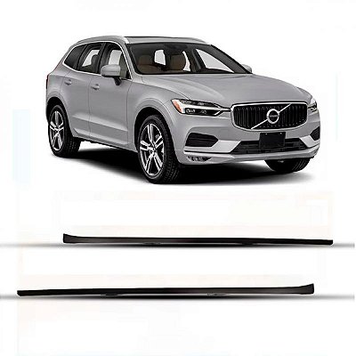 Friso do para choque xc60 volvo de 2018 a 2021 dianteiro lado esquerdo verde escuro