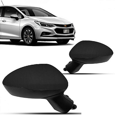 Retrovisor cruze chevrolet de 2017 a 2024 lado esquerdo verde escuro externo elétrico com três fios