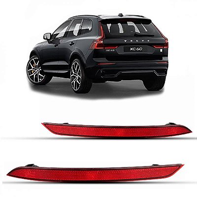 Refletor para para choque xc60 volvo de 2018 a 2022 traseiro lado esquerdo