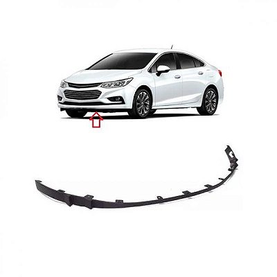 Spoiler para para choque cruze chevrolet de 2017 a 2019 dianteiro