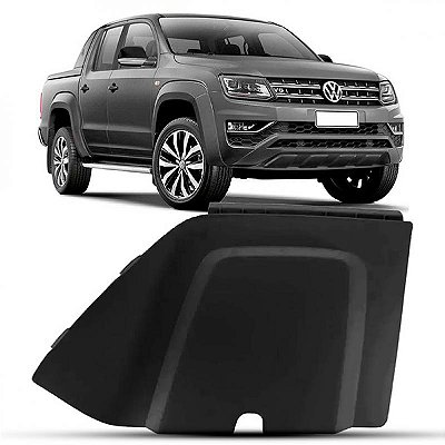 Tampa de reboque amarok volkswagen de 2017 a 2024 preto liso