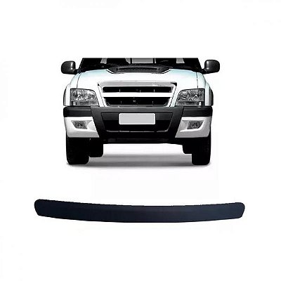 Moldura da grade do radiador s10 chevrolet de 2009 a 2011 superior preta