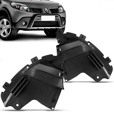 Defletor sandero renault de 2008 a 2014 inferior lado esquerdo stepway