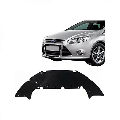 Defletor focus ford de 2014 a 2019 inferior verde escuro
