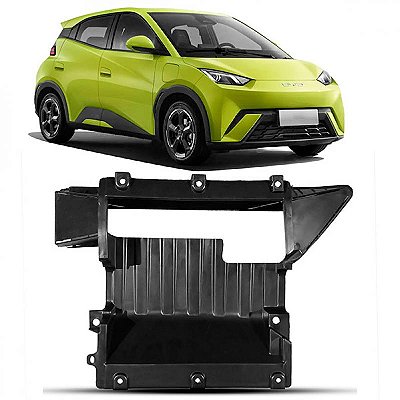 Defletor do radiador dolphin mini byd de 2023 a 2025 verde escuro