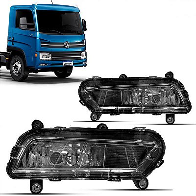 Farol auxiliar delivery volkswagen de 2017 a 2025 lado esquerdo verde escuro