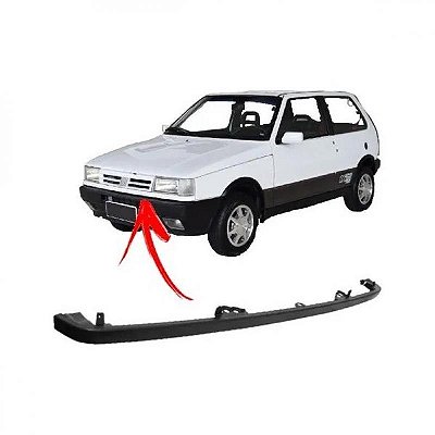 Friso bigode uno fiat de 1991 a 2003 dianteiro em lata