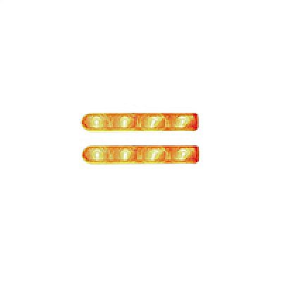 Pisca para retrovisor azul 12 volts par