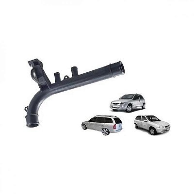 Tubo de água corsa chevrolet de 1994 a 1999 preto com ou sem entrada de ar