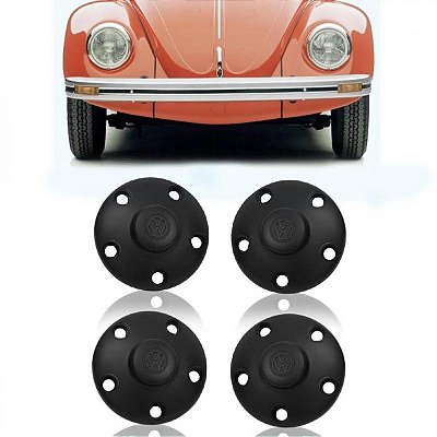 Calotinha kombi volkswagen preta alfa com 5 furos