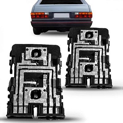 Circuito de lanterna gol volkswagen de 1987 a 1996 traseiro lado direito e lado esquerdo lanterna e freio