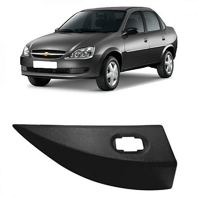 Moldura inferior para choque para botão de vidro elétrico corsa classic chevrolet de 2010 a 2016 dianteira esquerda cinza