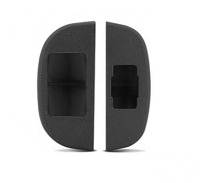 Moldura inferior para choque para botão de vidro elétrico celta chevrolet de 2000 a 2006 dianteira grafite sem ângulo