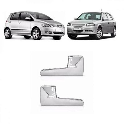 Maçaneta fox e crossfox e spacefox volkswagen de 2004 a 2009 interna cromada par geração 4