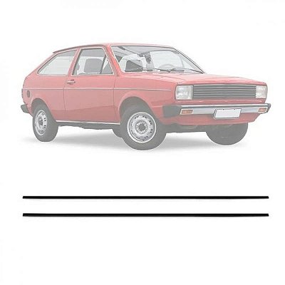 Friso da caixa de entrada de ar gol volkswagen de 1980 a 1986 preto