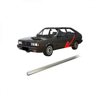 Friso da caixa de entrada de ar passat volkswagen de 1978 a 1988 cromado