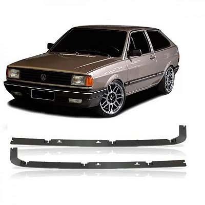 Friso inferior da grade gol volkswagen de 1987 a 1990 dianteiro lado esquerdo
