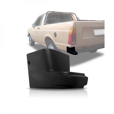 Ponteira para choque saveiro volkswagen de 1983 a 1992 preto