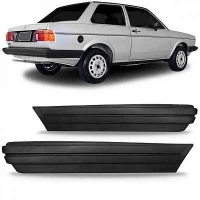 Ponteira para choque voyage volkswagen de 1983 a 1986 cinza