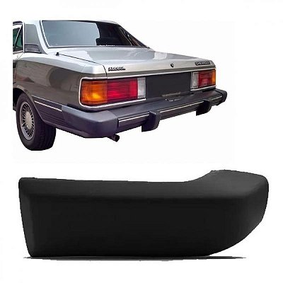 Ponteira de para choque opala chevrolet de 1985 a 1992 preta e cinza