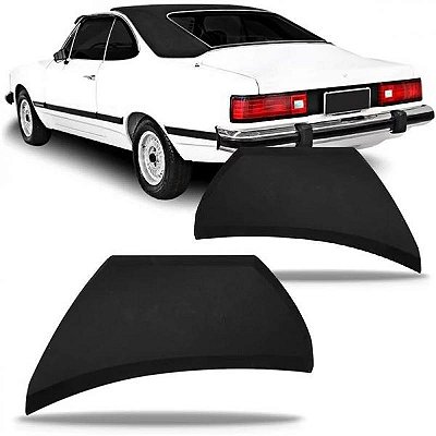 Ponteira de para choque opala chevrolet de 1980 a 1984 preto