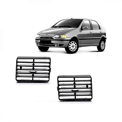 Difusor de entrada de ar palio fiat de 1996 a 2015 lateral lado esquerdo preto sem aletas