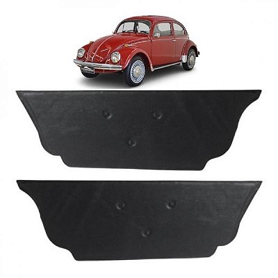 Rodapés fusca volkswagen de 1969 a 1972 vermelho escuro