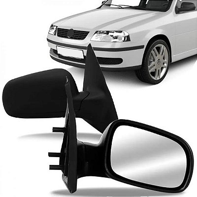 Retrovisor externo gol volkswagen de 1999 a 2008 lado direito bicolor duas portas para adaptação