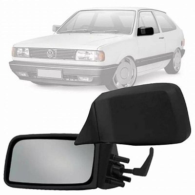 Retrovisor gol volkswagen de 1987 a 1994 lado direito externo com controle manual