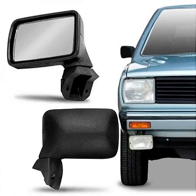 Retrovisor externo gol volkswagen de 1983 a 1986 lado direito verde escuro adaptação