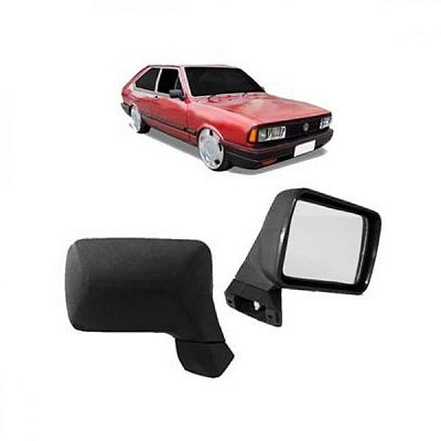 Retrovisor externo passat volkswagen de 1983 a 1989 lado esquerdo verde escuro para adaptação