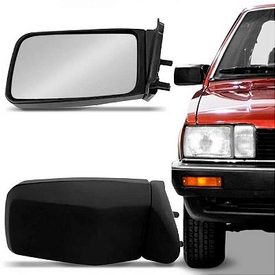 Retrovisor externo santana volkswagen de 1985 a 1991 lado direito verde escuro para adaptação para duas e quatro portas