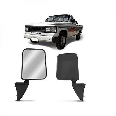 Retrovisor externo d20 chevrolet de 1991 a 1996 lado esquerdo verde escuro