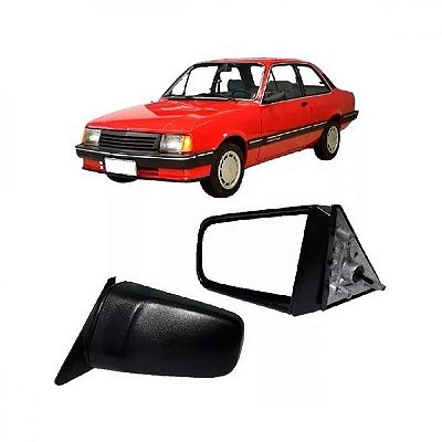 Retrovisor externo chevette chevrolet de 1987 a 1996 lado direito fixo
