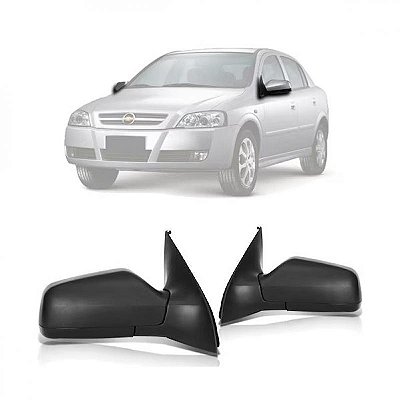 Retrovisor externo astra chevrolet de 1998 a 2012 lado esquerdo fixo para duas e quatro portas