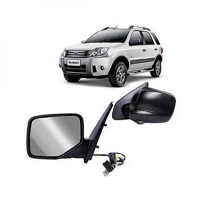 Retrovisor ecosport ford de 2003 a 2012 lado esquerdo externo elétrico