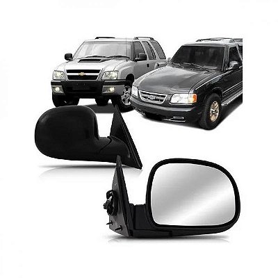 Retrovisor externo s10 chevrolet de 1995 a 2011 lado esquerdo elétrico