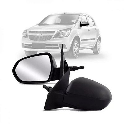 Retrovisor externo agile chevrolet de 2009 a 2014 montana chevrolet de 2011 a 2021 lado direito com controle manual
