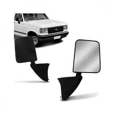 Retrovisor externo f1000 ford de 1993 a 1998 lado direito verde escuro com bojo