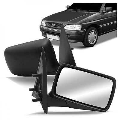 Retrovisor externo escort ford de 1993 a 1996 lado esquerdo verde escuro para adaptação