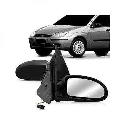 Retrovisor externo focus ford de 1998 a 2008 lado esquerdo verde escuro elétrico com capa colada