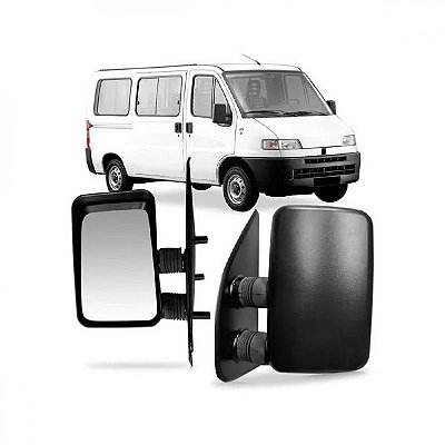 Retrovisor externo ducato fiat boxer peugeot e jumper citroën de 1995 a 2004 lado esquerdo