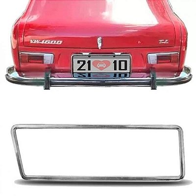 Aro de lanterna variant e tl volkswagen de 1969 a 1972 traseiro lado direito cromado