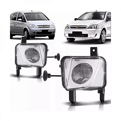 Farol auxiliar corsa e montana e meriva chevrolet de 2003 a 2007 raia par