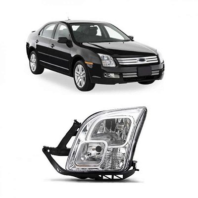 Farol fusion ford de 2005 a 2009 lado esquerdo manual